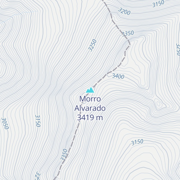 Map of Morro Alvarado