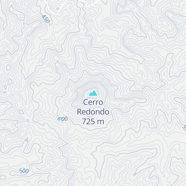 Map of Cerro Redondo