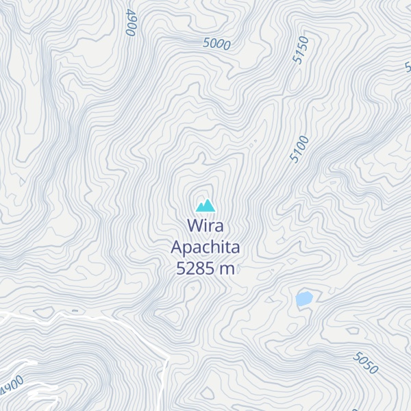 Map of Wira Apachita
