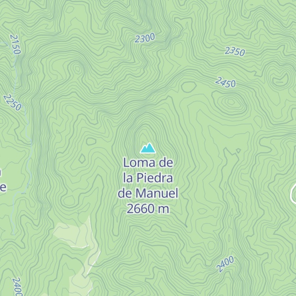 Map of Loma de la Piedra de Manuel