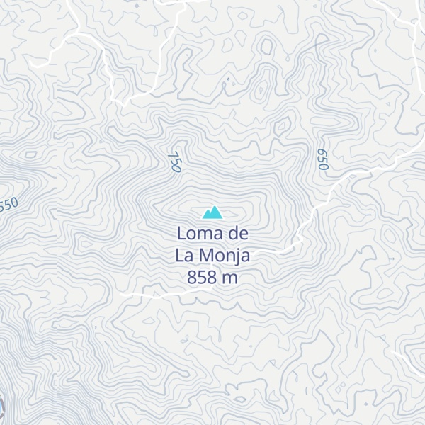 Map of Loma de La Monja