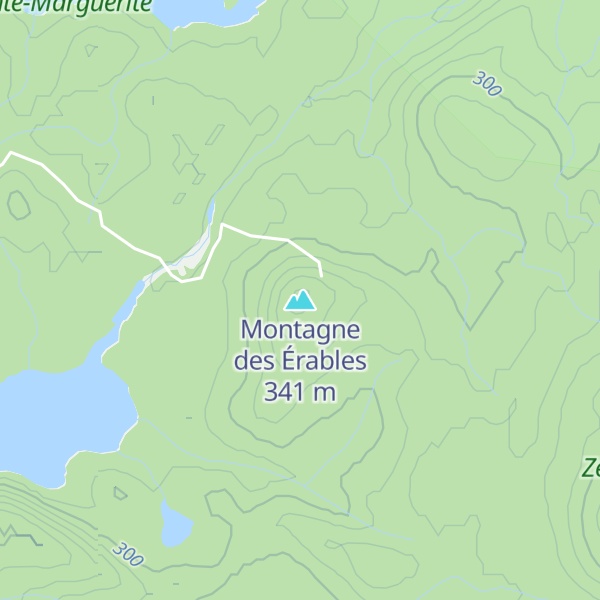 Map of Montagne des Érables
