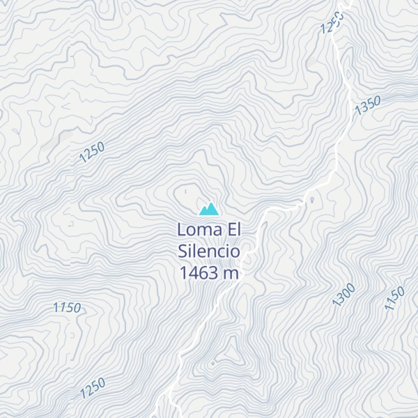 Map of Loma El Silencio