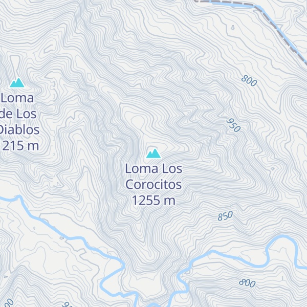 Map of Loma Los Corocitos