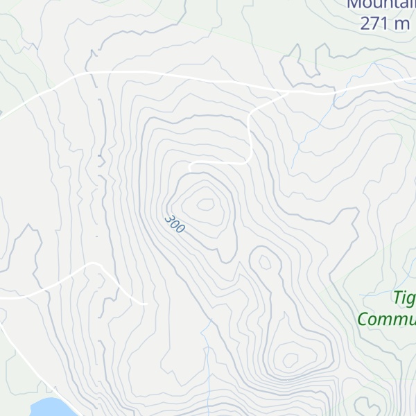 Map of Peaked Mountain