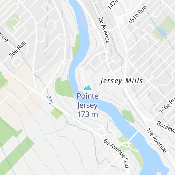 Map of Pointe Jersey