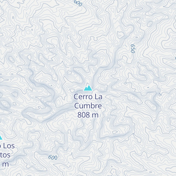 Map of Cerro La Cumbre