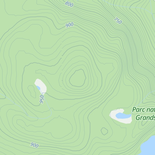 Map of Mont Du Lac à Moise