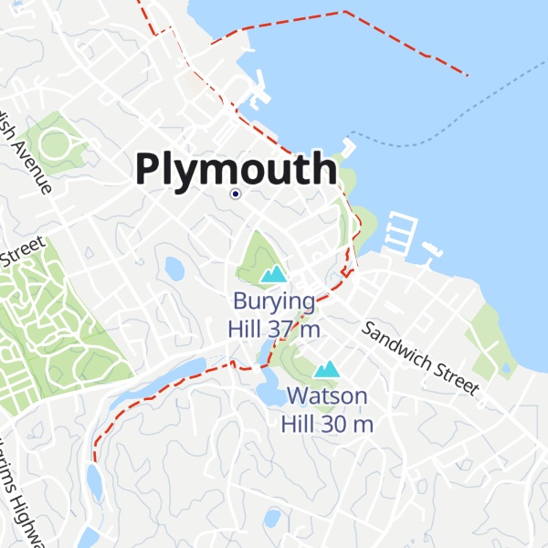 Map of Burying Hill