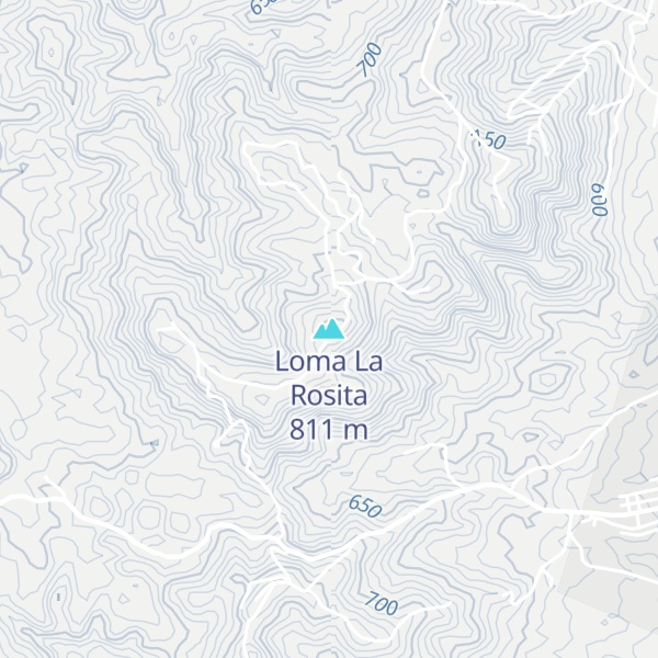 Map of Loma La Rosita