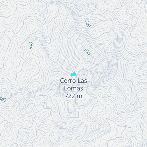 Map of Cerro Las Lomas