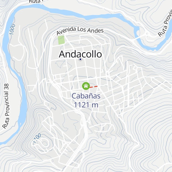 Map of Cabañas