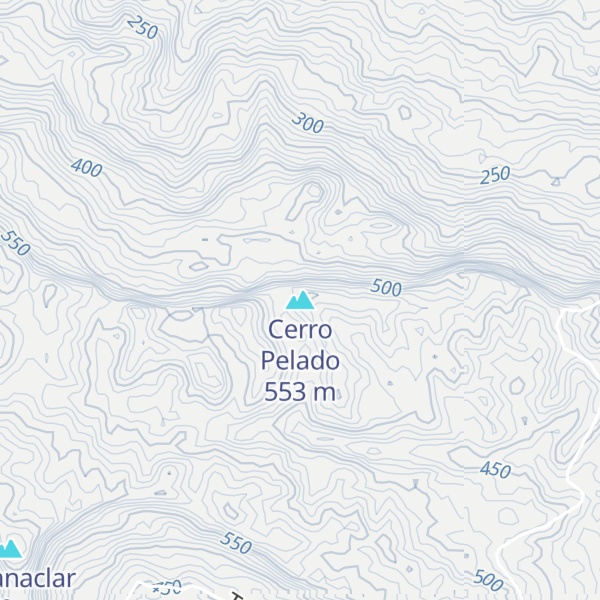 Map of Cerro Pelado