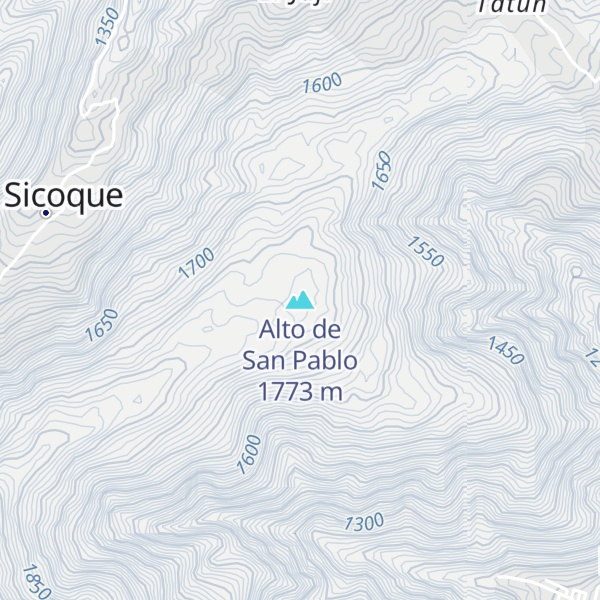 Map of Alto de San Pablo