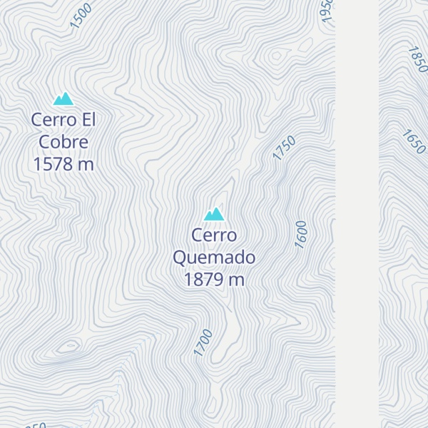 Map of Cerro Quemado