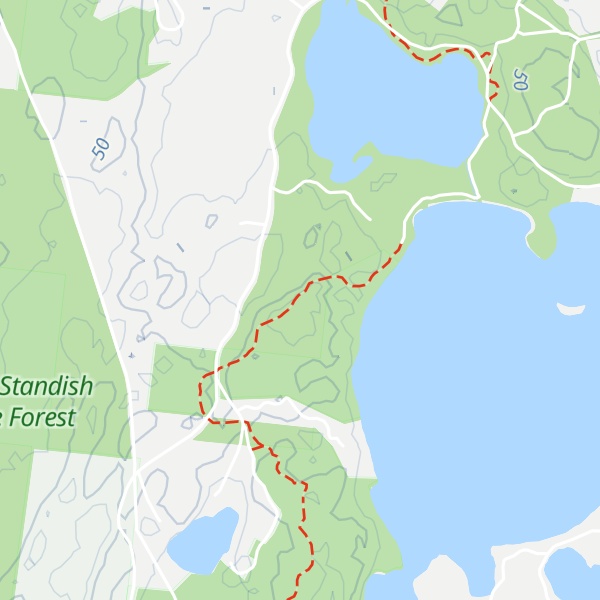 Map of Pinnacle Hill