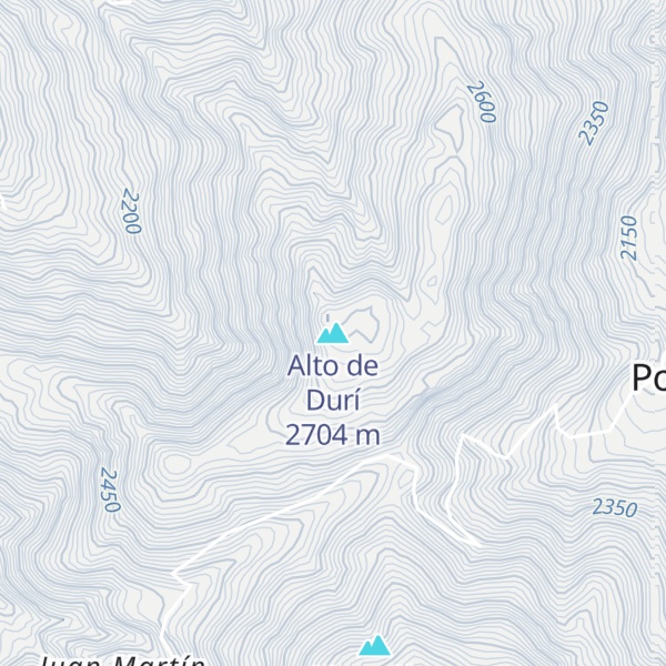 Map of Alto de Durí