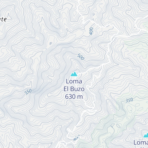 Map of Loma El Buzo