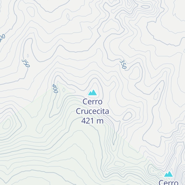 Map of Cerro Crucecita