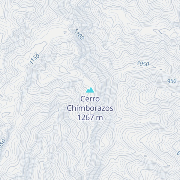 Map of Cerro Chimborazos
