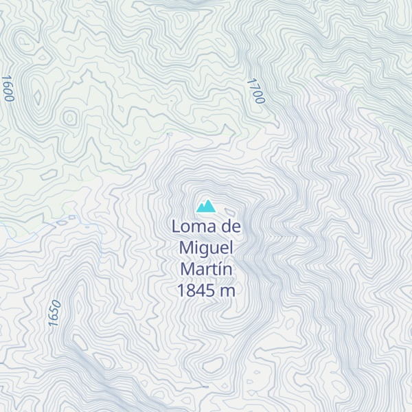 Map of Loma de Miguel Martín