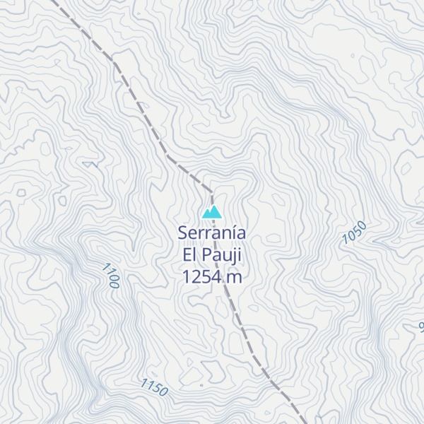 Map of Serranía El Pauji