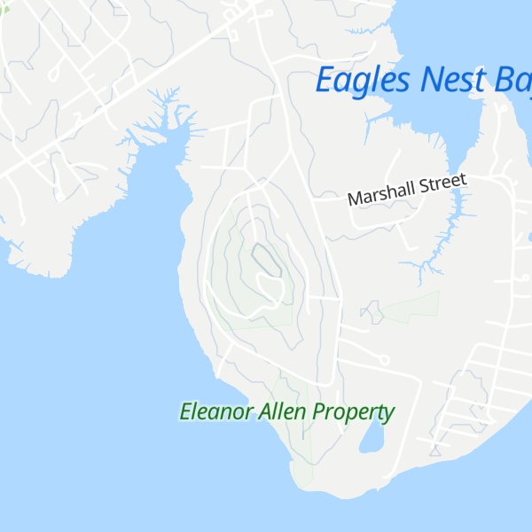 Map of Captains Hill