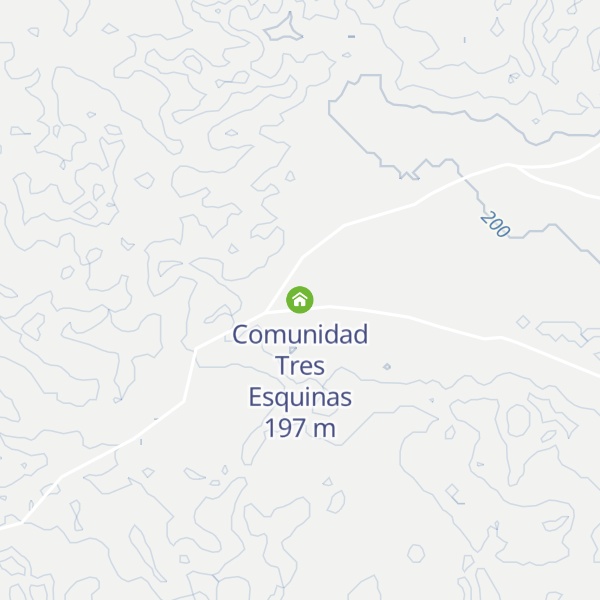 Map of Comunidad Tres Esquinas