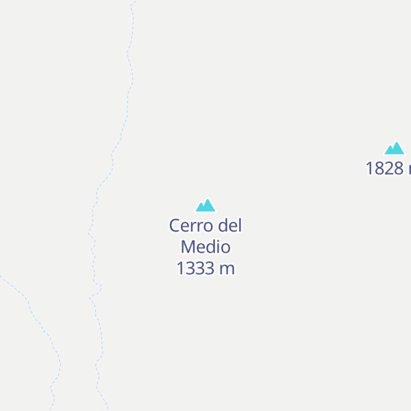 Map of Cerro del Medio
