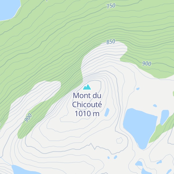 Map of Mont du Chicouté
