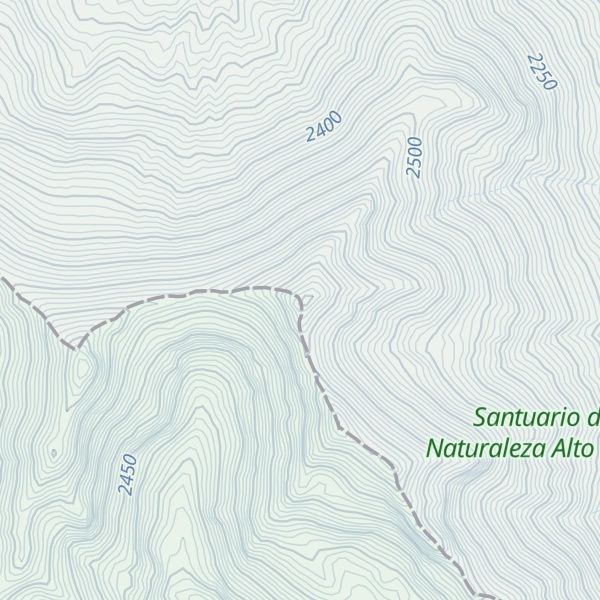 Map of Cerro Pellejo