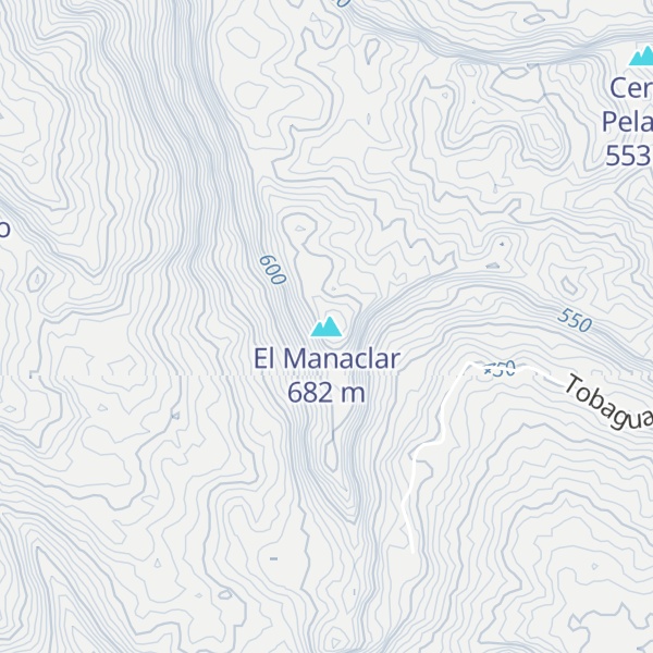 Map of El Manaclar