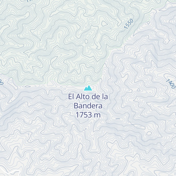 Map of El Alto de la Bandera