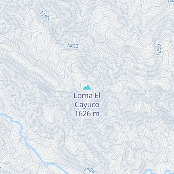 Map of Loma El Cayuco