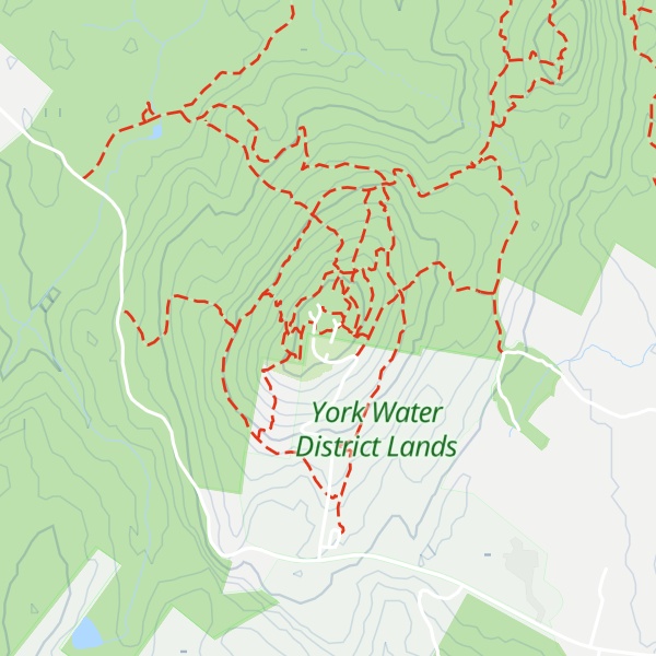 Map of Mount Agamenticus