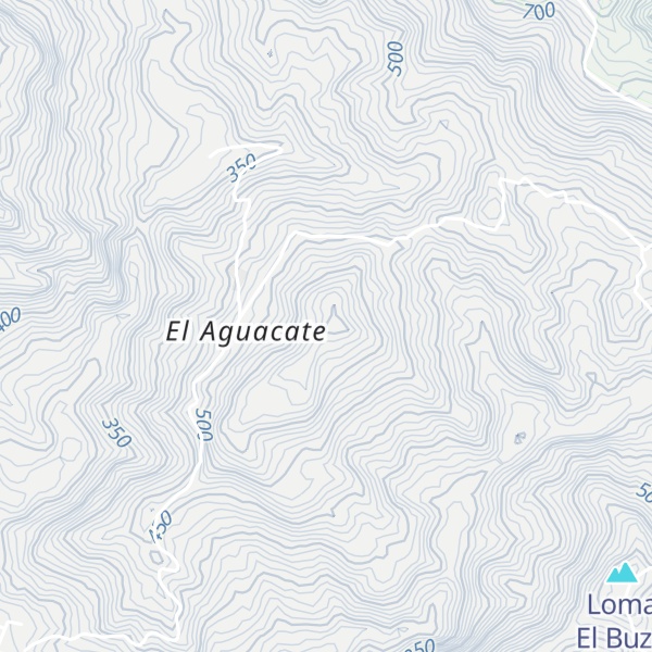 Map of Loma El Aguacate
