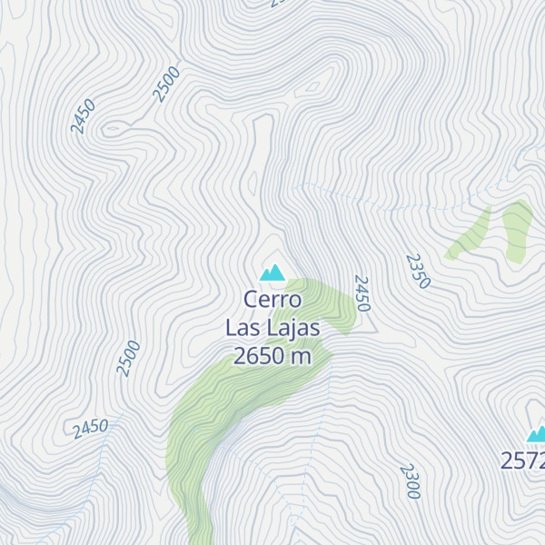 Map of Cerro Las Lajas