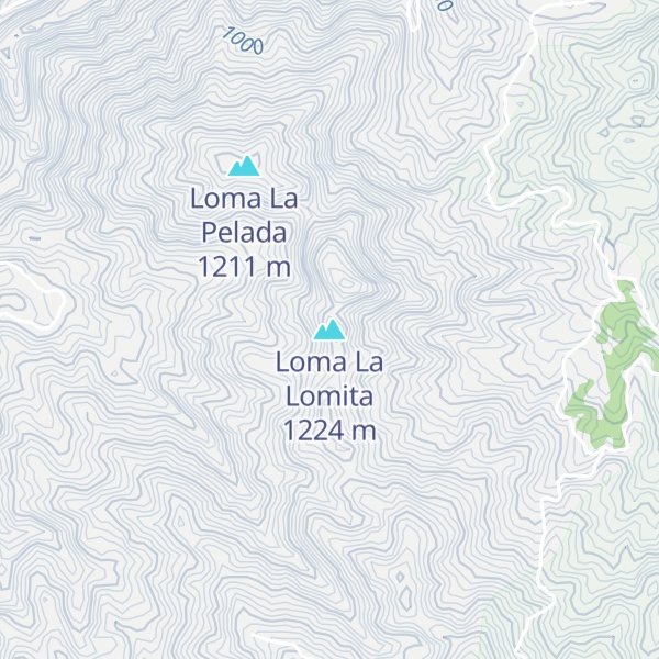 Map of Loma La Lomita