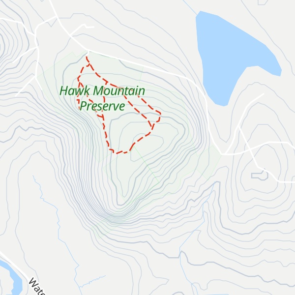 Map of Hawk Mountain