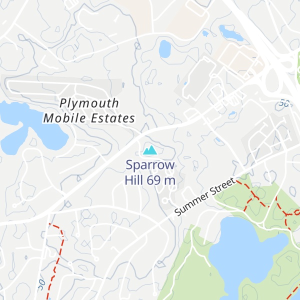 Map of Sparrow Hill
