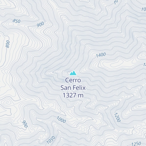 Map of Cerro San Felix