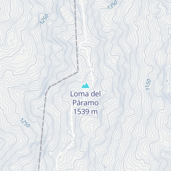 Map of Loma del Páramo