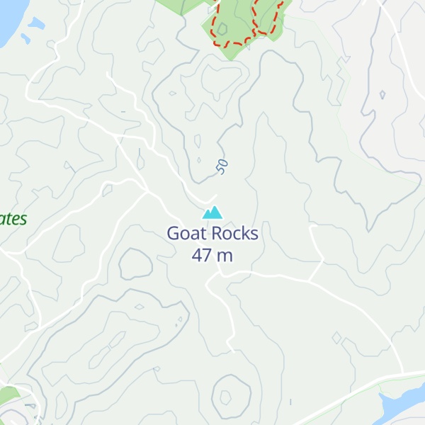 Map of Goat Rocks