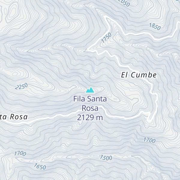 Map of Fila Santa Rosa