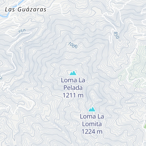 Map of Loma La Pelada