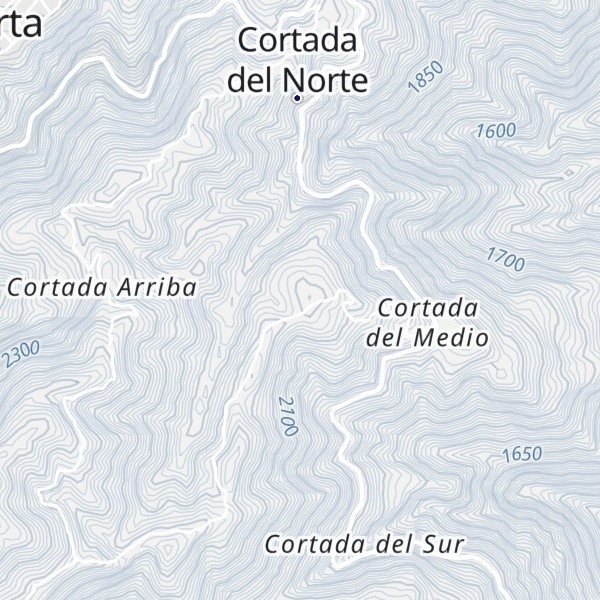 Map of Alto de La Cortada