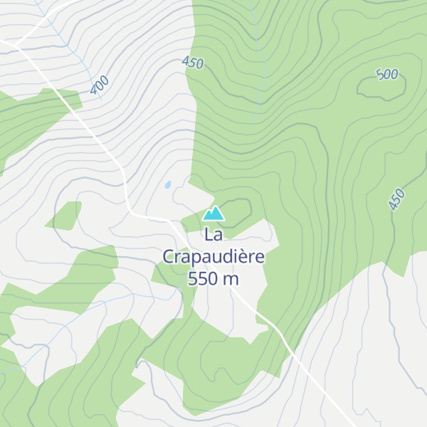 Map of La Crapaudière