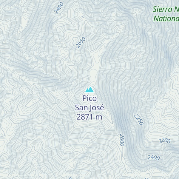 Map of Pico San José