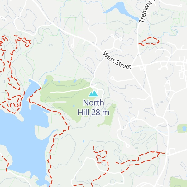 Map of North Hill