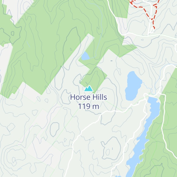Map of Horse Hills